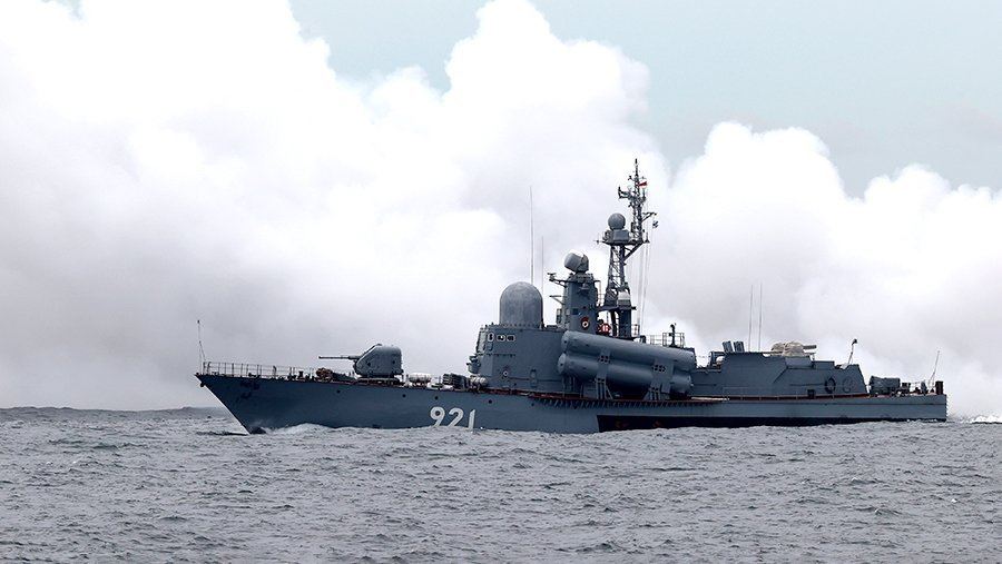 Фрегат «Маршал Шапошников» вышел в море для проверки боевой готовности ТОФ