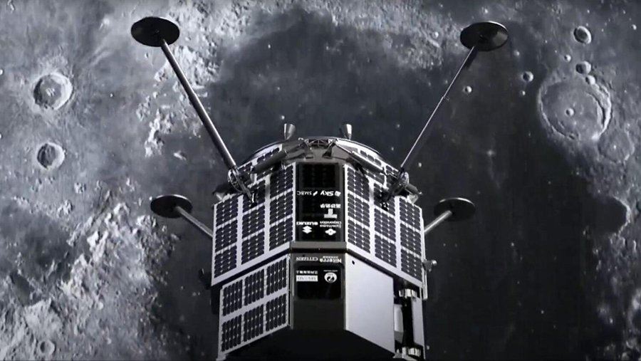 Связь с модулем Hakuto-R прервалась в 10 м от поверхности Луны