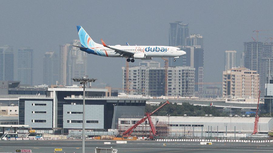 Загоревшийся после вылета из Катманду самолет Fly Dubai приземлился в Дубае
