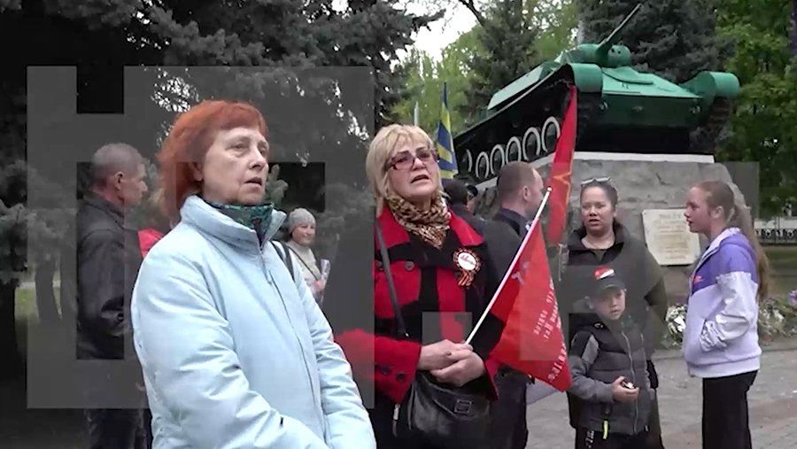Корреспондент «Известий» показала празднование Дня Победы в Мелитополе